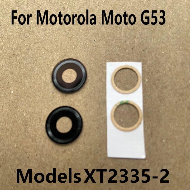 10KS Pro Motorola Moto G53 Zadní Objektiv Fotoaparátu Zadní Sklo Objektivu Fotoaparátu S Lepidlem Náhradní XT2335-2