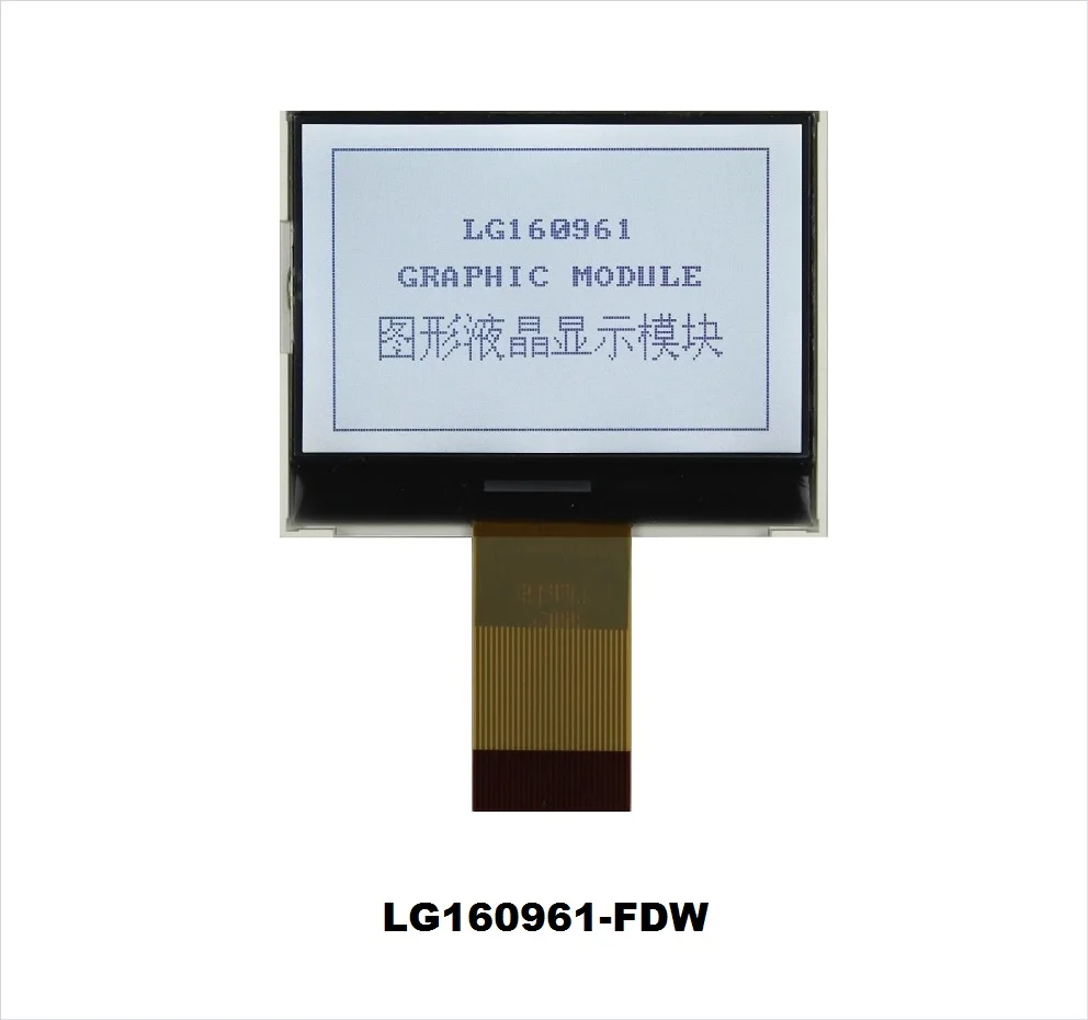 160x96 mini malé rozměry, LCD Displej Modul I2C SPI UC1638C