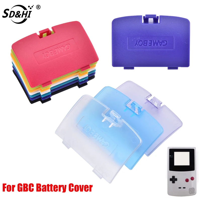 1ks 7colors Náhradní Pro GameBoy Color Kryt Baterie Víko Dveře Pro GBC Herní Konzole Kryt Baterie Balení Zadní Dveře Shell