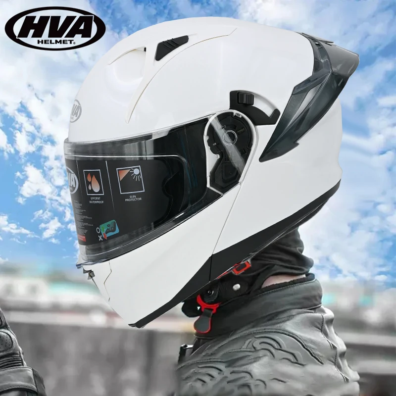 2023 Nové Full Face Helmu Všech ročních Obdobích Dual Visor Modulární Flip Helmu DOT Schválen Helmice Moto Racing Casco Abatible