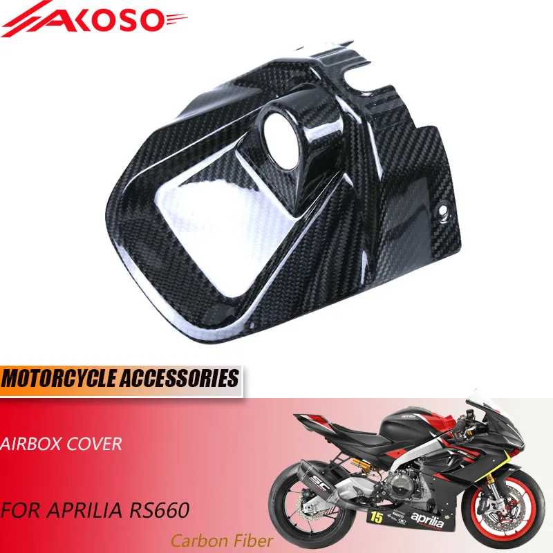 3K Uhlíkové Vlákno Motocykl Příslušenství Pro Aprilia RS 660 Airbox Cover 2021-2022