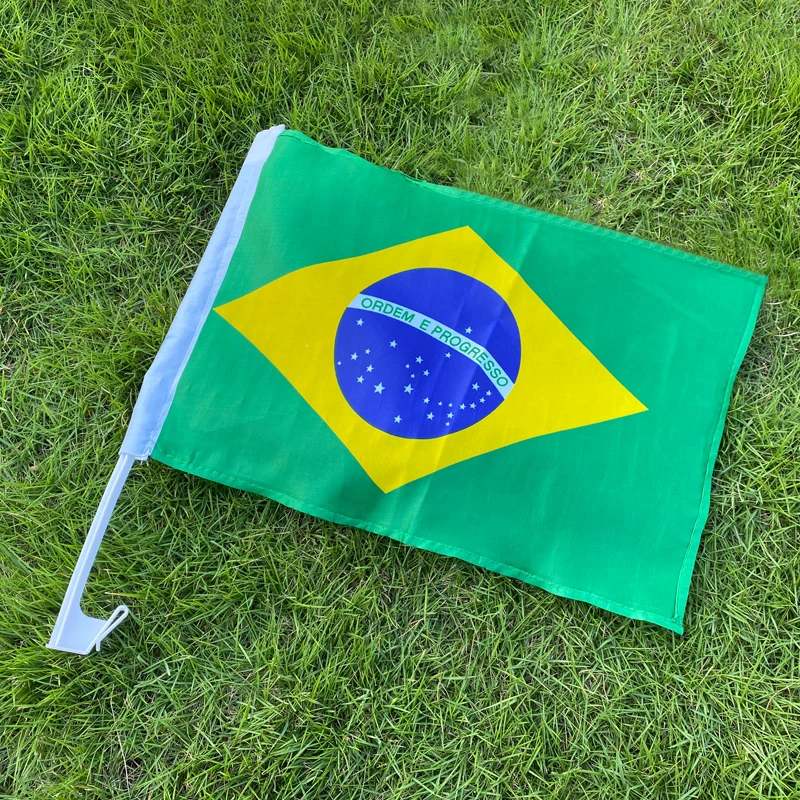 Aerlxemrbrae Vlastní Auto, Vlajka, Banner 30*45cm Brazílie Národní auto Vlajka PODPRSENKU BRAZ, Brazílie auto vlajky na Oslavu