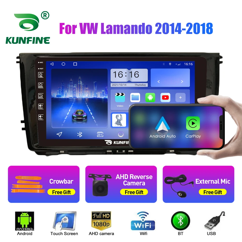 Autorádio Pro VW Lamando 2014-2018 2Din Android Octa Core autorádia, DVD, GPS Navigace, Přehrávač Multimédií Carplay Android Auto