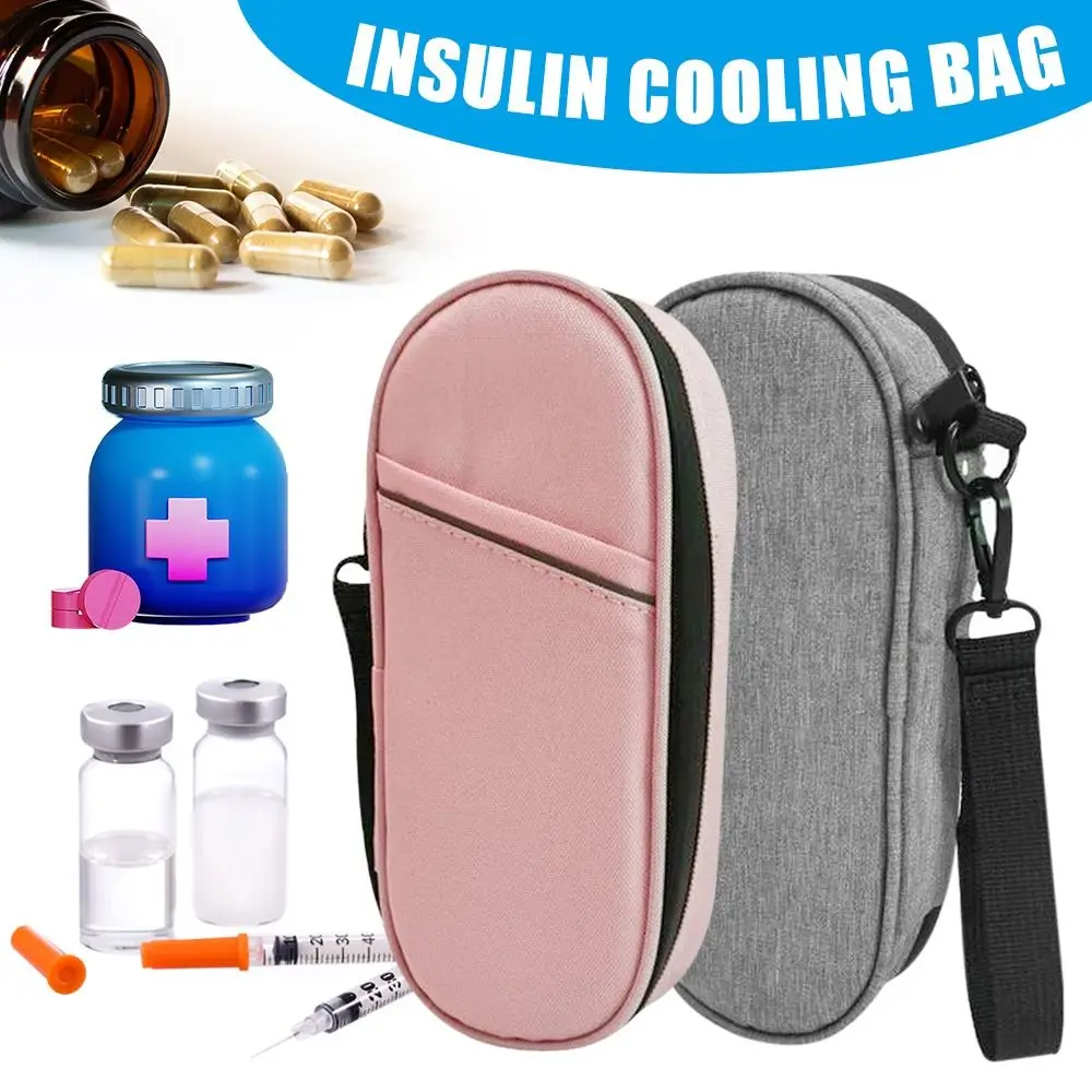 Balení pro Diabetes Lidí Inzulínu Chladící Taška Zaledněné Studené Skladování Taška Cestovní Medicíny Pocket Chladič Inzulínu Chladič