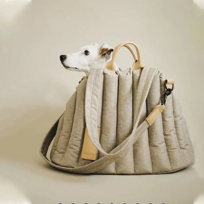 Bavlna pet Bag Ultra lehké nepromokavé pet tote pro psy Přenosný psí taška