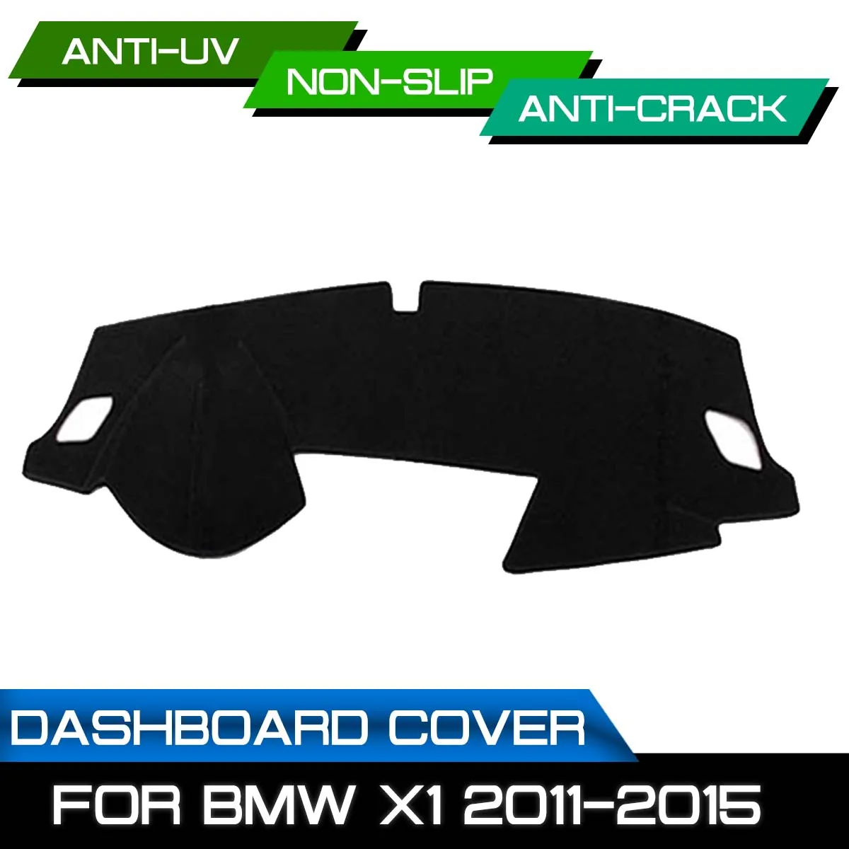 Car Dashboard Mat Anti-špinavé Non-slip pro BMW X1 2011 2012 2013 2014 2015 Dash Kryt Mat UV Ochranou Odstín Nálepky
