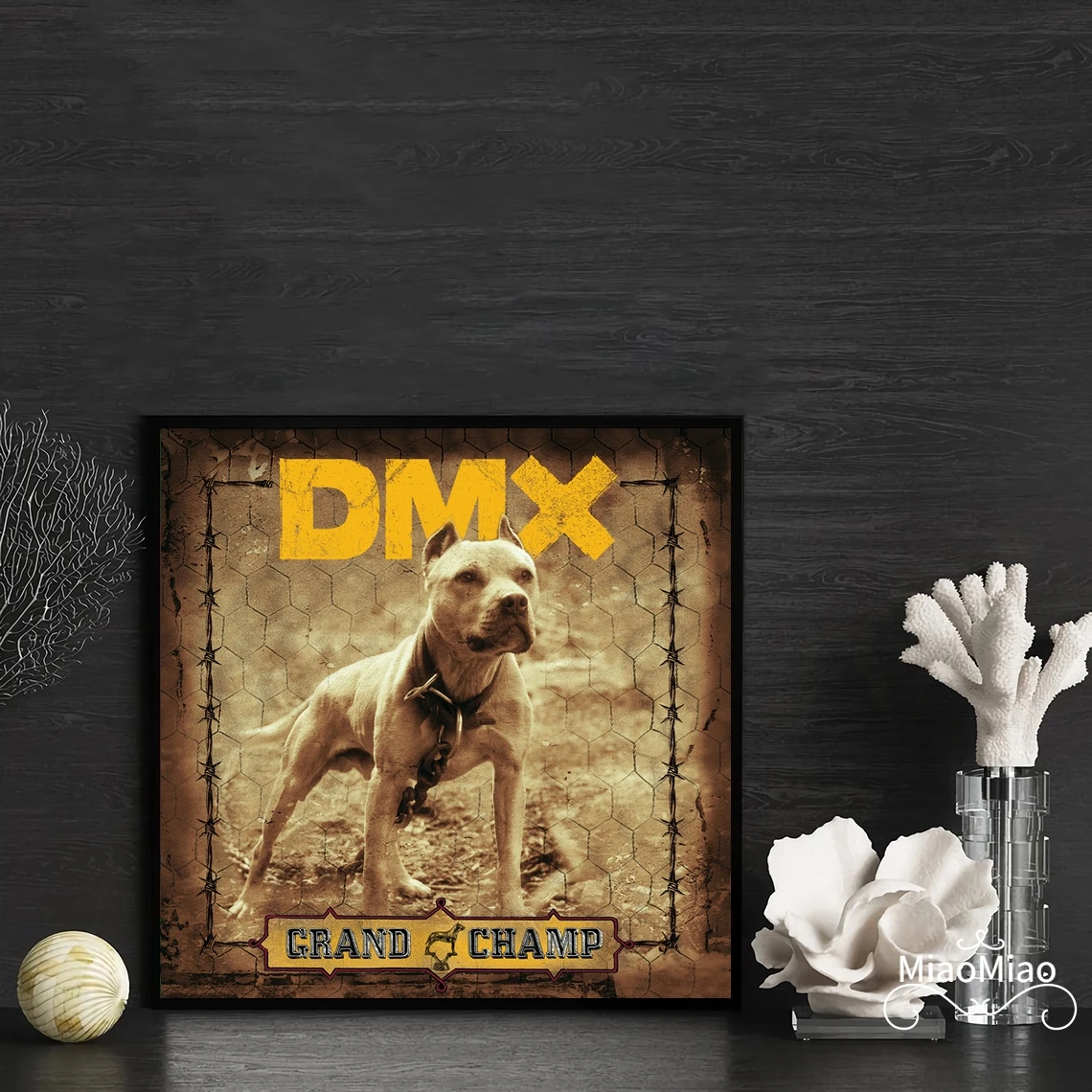 DMX Grand Champ Music Album Cover Plakát, Plátno Art Print Home Dekor Nástěnná Malba ( Bez Rámečku )