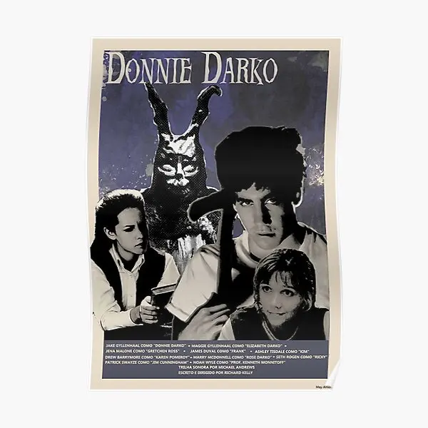Donnie Darko Retro Plakát Legrační Obrázek Zdi Domů, Malování Dekorace Dekor Tisk Pokoj Moderní Nástěnné Vintage Umění Bez Rámečku