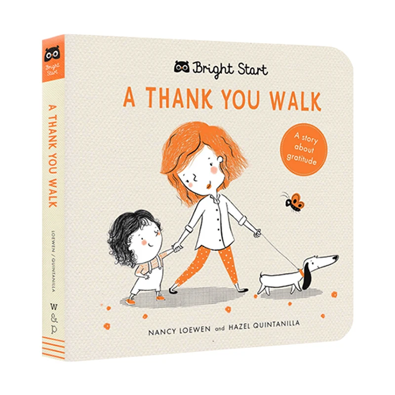 Děkuji Chodit, Nancy Terasa, Dětské knihy pro Děti věku 1 2 3, anglická obrázková kniha 9781786033000