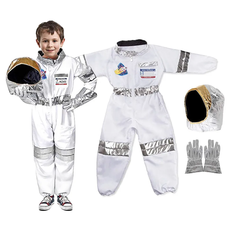 Děti astronaut hra party oblečení rpg halloween karneval oblečení cosplay dokončení šaty nahoru raketa, míč nabídka prostoru