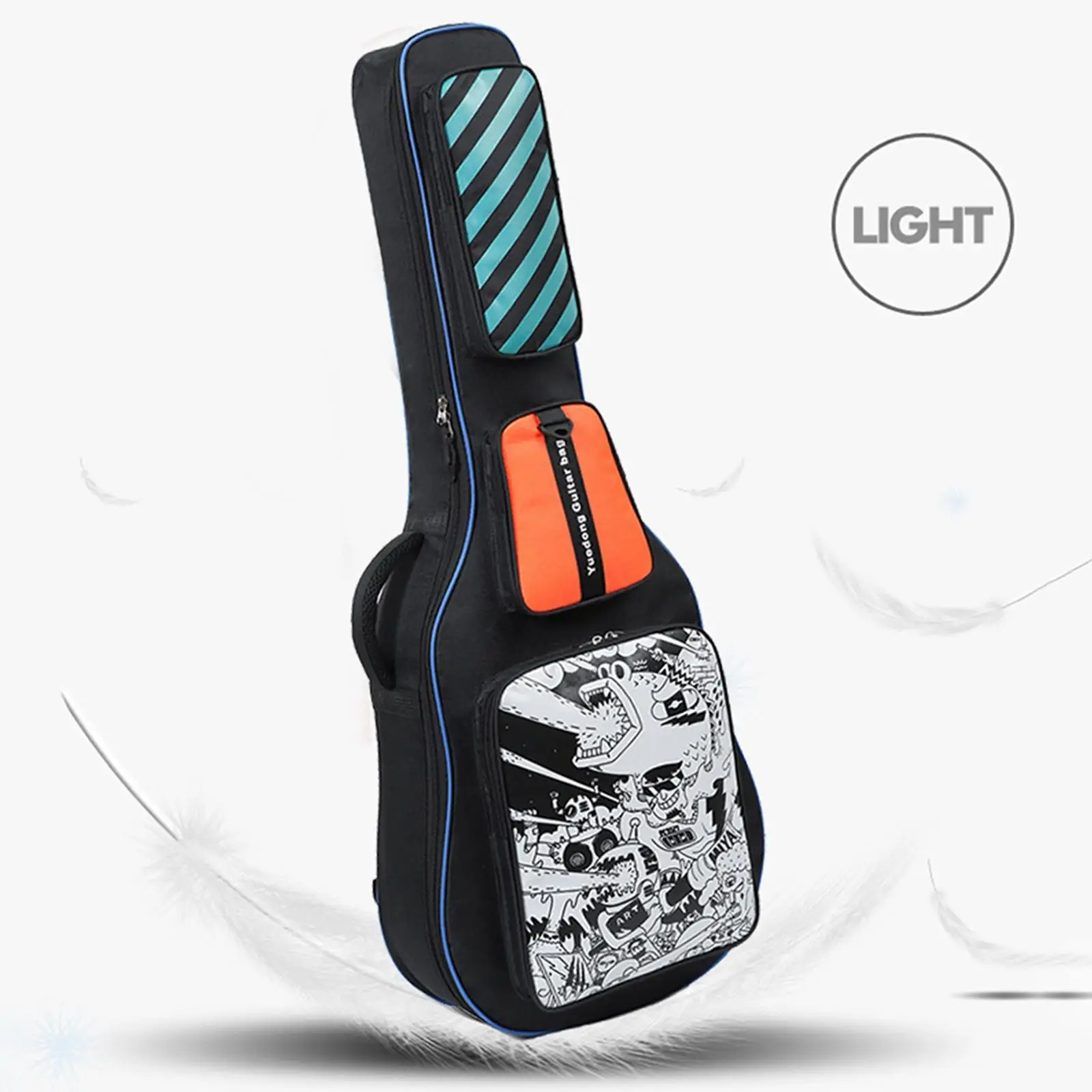 Elektrická Kytara, Bass Tašky Pouzdro Profesionální Oxford Materiál Gig Bag