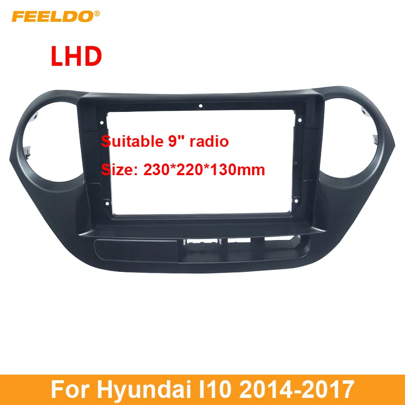 FEELDO 2Din Auto Audio Obložení Rámu Adaptér Pro Hyundai I10 9