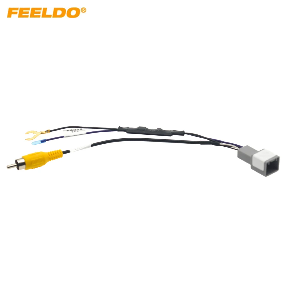 FEELDO Auto 8-pin Zpětné Kamery Výstup Videa Kabelový Adaptér Kabel Pro Honda BRV (14-18), Auto Kamera Video Výstup