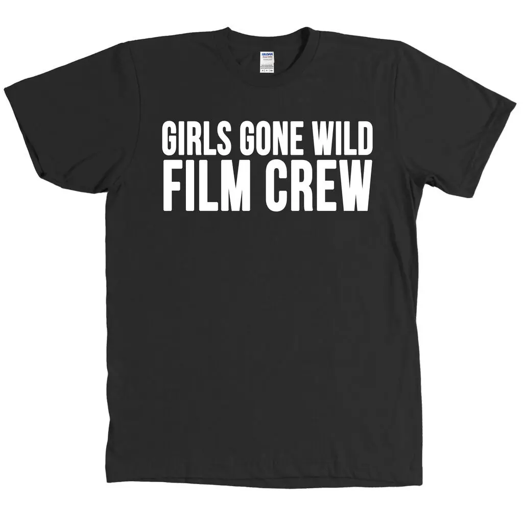 Girls Gone Wild Film Crew T Shirt Halloween Kostým Fotoaparátu Muže Vtipné Tričko - NOVÉ