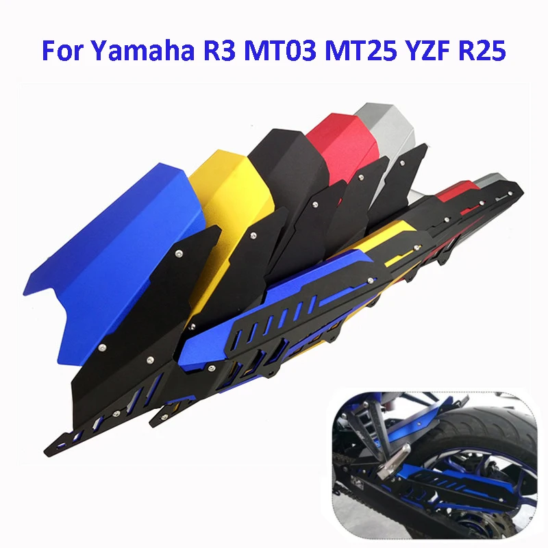 Hliníkový Zadní Blatník Kryt Mudgaurds Ochranu Stráže Pro Yamaha R3 MT03 MT25 2015-2018 YZF R25 2013-2018