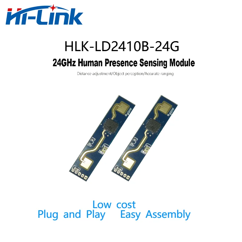 HLK-LD2410B-pásmu 24ghz lidské přítomnosti stav snímací modul podpora Bluetooth systém, výstup 3.3 V
