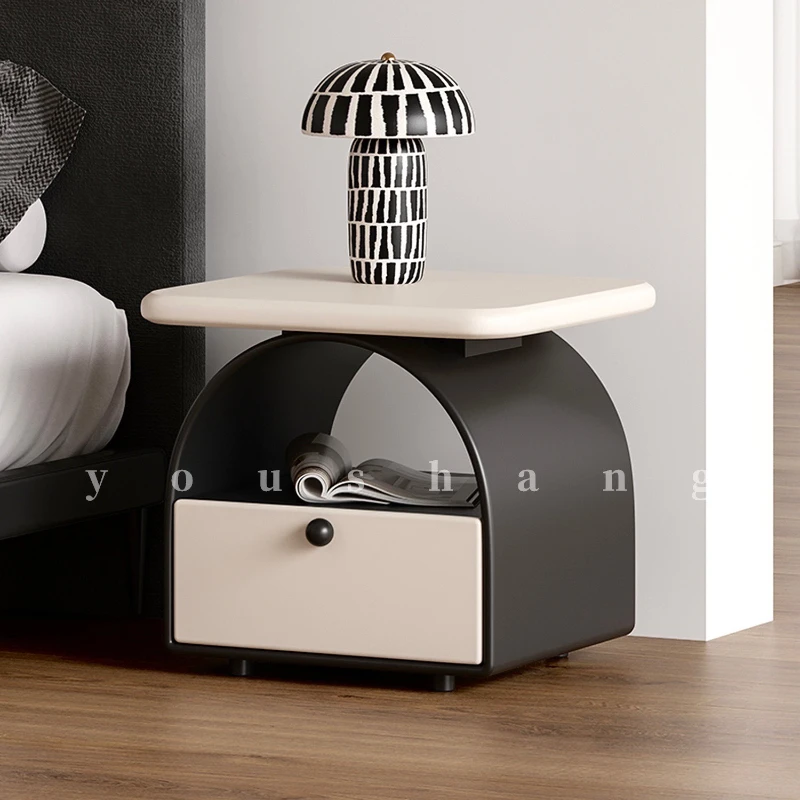 Horní právo minimalistický moderní značkové krém styl kruhovou hranu skříně, noční stolek, obývací pokoj úložiště pohovka