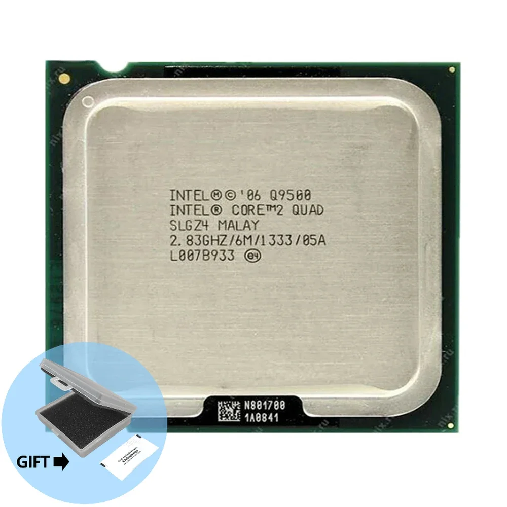 Intel Core2 Quad Q9500 Procesor 2.83 GHz, 6MB Cache, FSB 1333 Desktop LGA 775 CPU