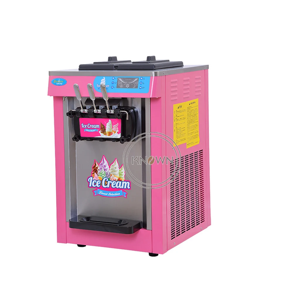 KN-BJL-02 Soft zmrzlinový Stroj na Výrobu Potravin, prvotřídní Nerezavějící Ocel Mléko Ice Cream Maker pro Podnikání