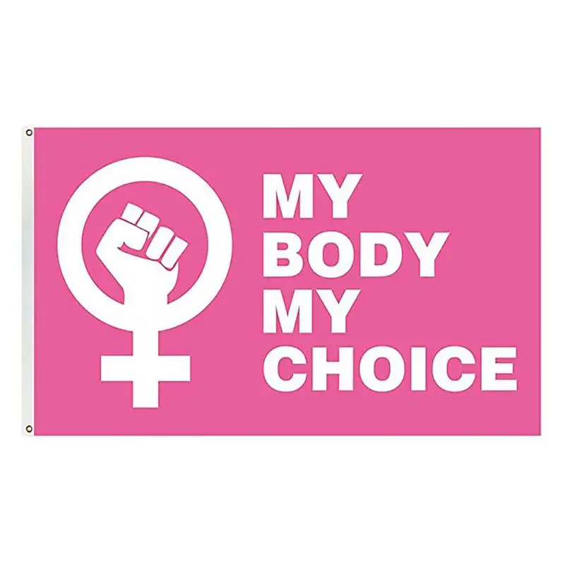 Moje Tělo, Moje Volba Zahradě Vlajku Podporu Feminismu Dekorace Banner 3 X 5 ft Práva Žen Zahradě, Dvoře, Vlajka, Dům, Dekorace, Banner