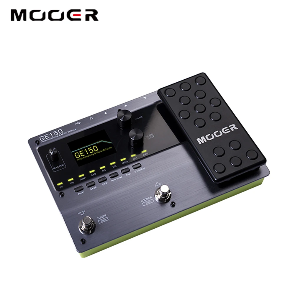 Mooer Ge150 Digitální Zesilovač Modelování Multi Efekty Procesor pro Kytaru Pedál Efekt Looper Kytarové Části Hudebních Nástrojů