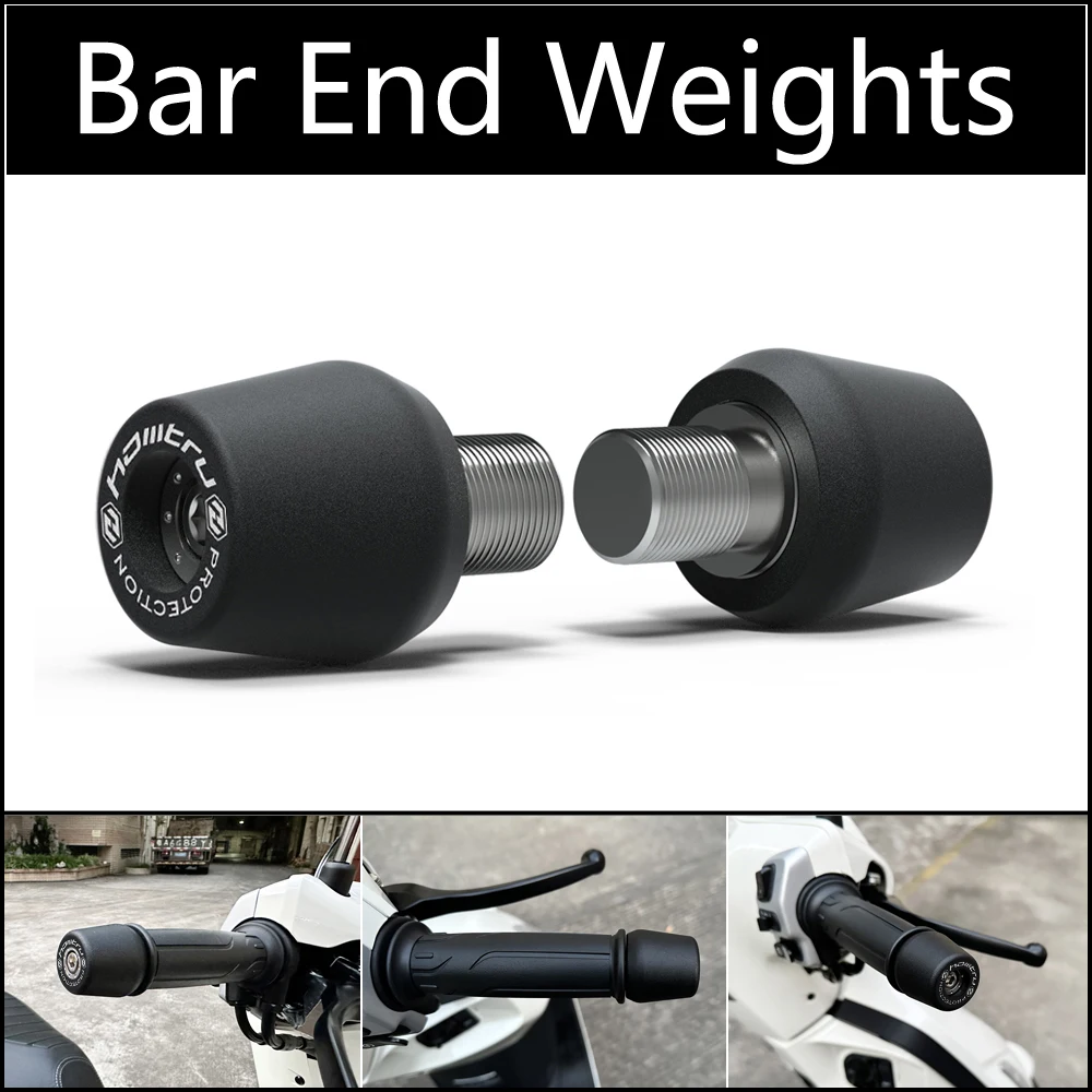 Motocyklové Rukojeti Bar End Hmotnosti Rukojeti Víčko Pro Yamaha XSR900 2022-2023 (Non Zrcadlo Verze)