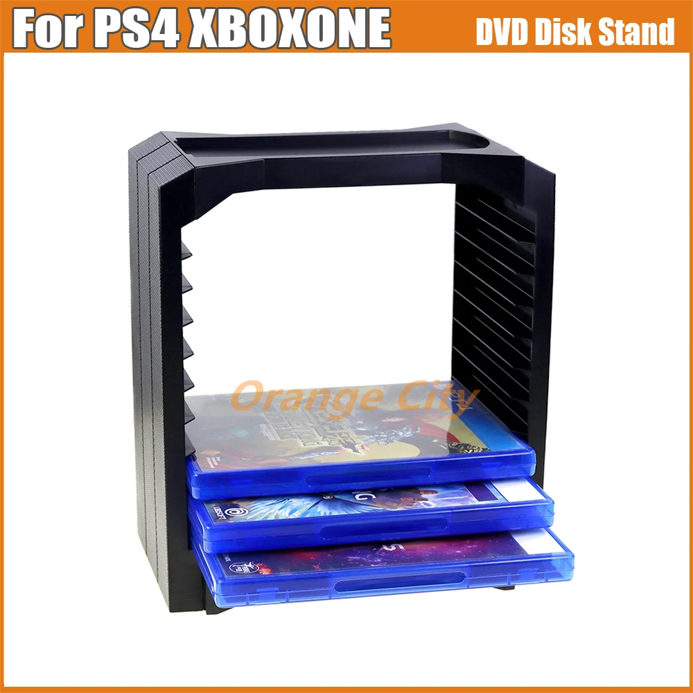 Multi-Funkční Hra DVD Disk Storage Tower Stojan Pro PS4 Xbox jednoho Hostitele Skladovací Stojan