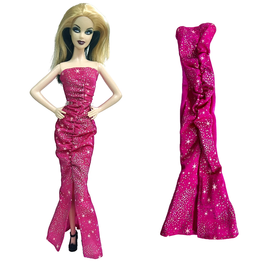 NK 1 Sada 1/6 Princess Vznešené Slim Fit Růžová Fishtail Šaty Ležérní Sukně Módní Oblečení Pro Panenku Barbie Doplňky, Holka, Dar, Hračka