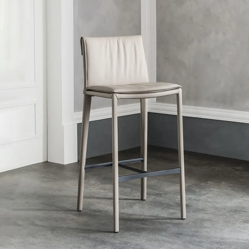 Nordic Bílá Barová Židle Barová Židle Kuchyně Ostrov Design Moderní Barová Židle Vysoké Stůl Nordic Cadeira Ergonomica Nábytek Pro Domácí
