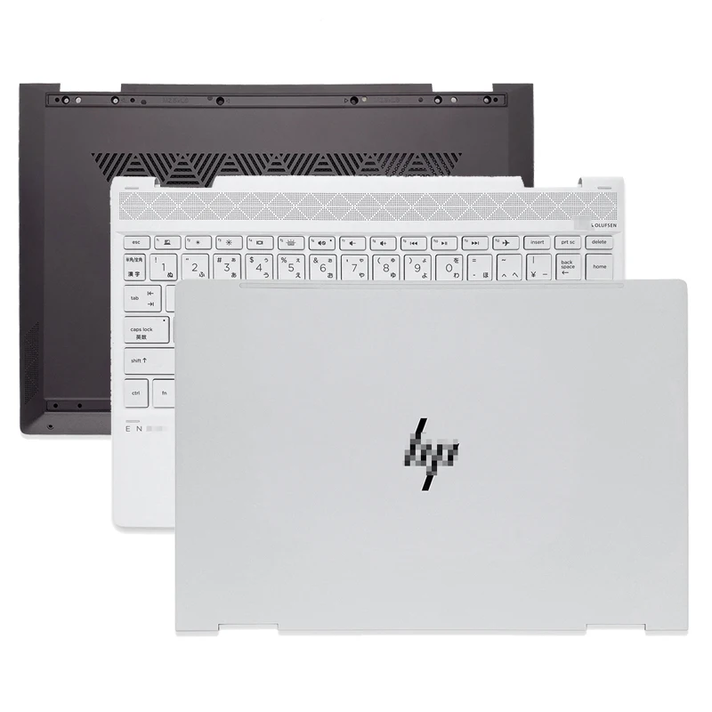 Nové Originální Notebook LCD Zadní Kryt/Palmrest/Spodní Pouzdro, Horní Pouzdro S Klávesnicí Pro HP ENVY X360 13-AR Klávesnice Japonské Bílé