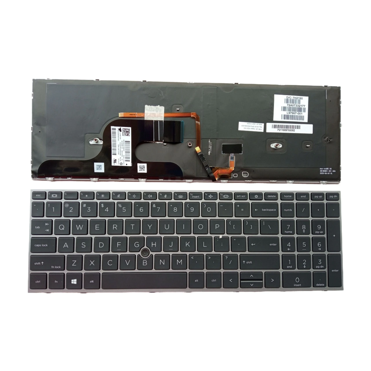 Nový americký Notebooku Podsvícená Klávesnice Pro HP ZBook Fury 15 G7 G8 Notebook, PC, Náhradní
