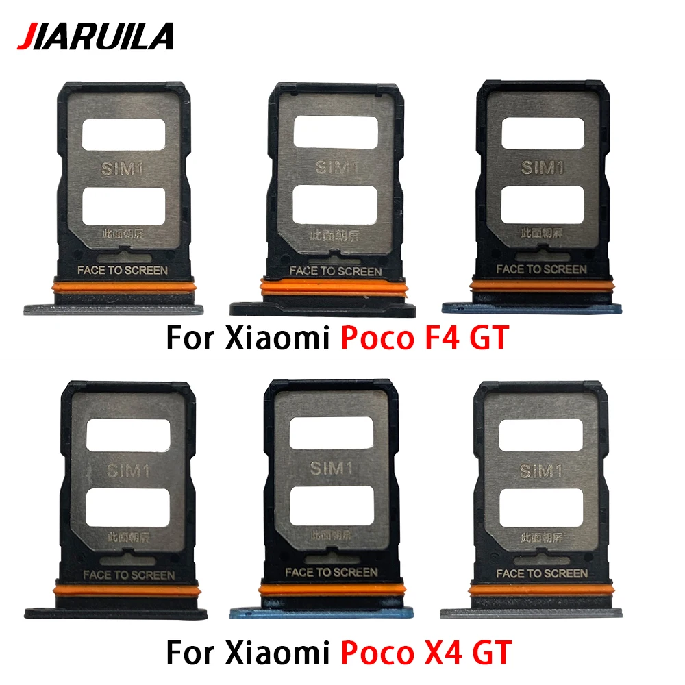 Originální Nové Pro Xiaomi Poco F3 X3 X4 GT F4 5G Zásobník SIM Karty Slot Držák Náhradní Díly + Pin