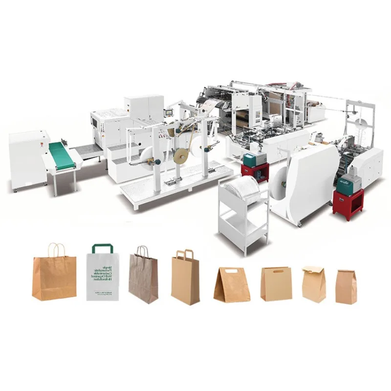Plně Automatické Brown Paper Bag Making Machine V Dolní části Papírového Sáčku Stroj na Výrobu Nízké Náklady na Paper Bag Making Machine