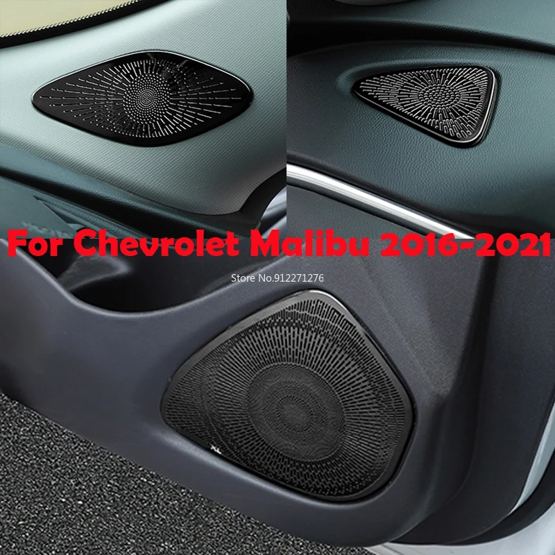 Pro Chevrolet Malibu 2016-2021 oceli, Vnitřní Příslušenství, 4 Dveře, Audio Kryt Reproduktoru přední větrací otvor pilíř Reproduktor Pad