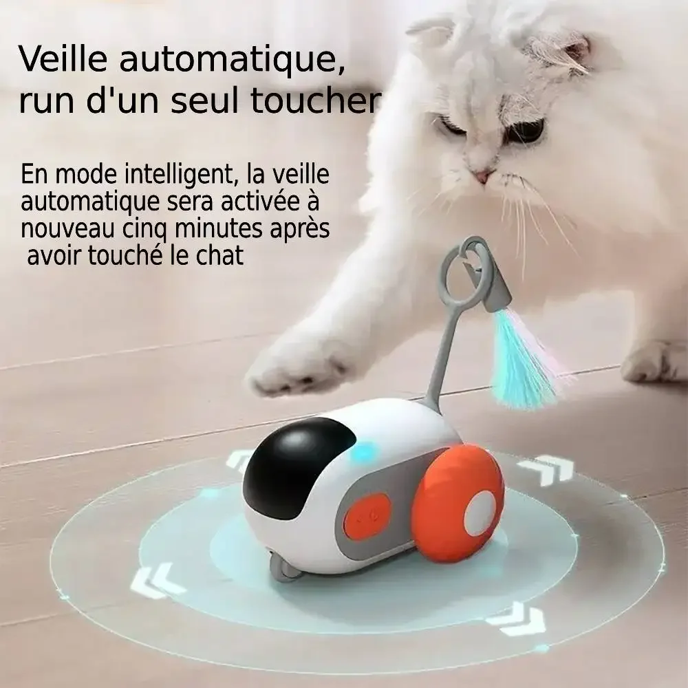 Remote Interactive 2 Hrací Hračky Výcvik Psi Kotě Inteligentní Pohybující Kočky Automatické pro Auto chovatelství Režimy Řízené Kočka
