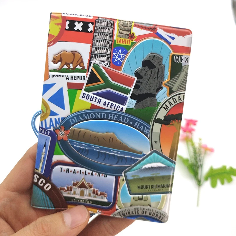 Roztomilé Cestovní Příslušenství cestovní Pas Držitel Kůže Ženy Muži Cestovní Pas Kryt Karty ID Držitele