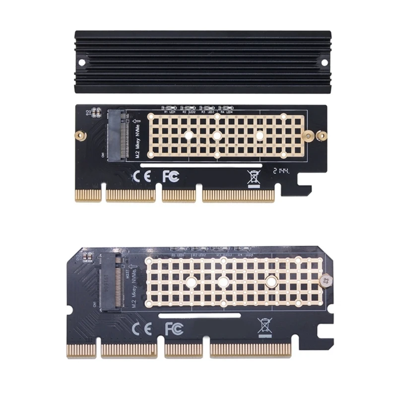 Rozšiřující Karta Počítače Adaptér NVMe SSD Do PCIE 16X Riser