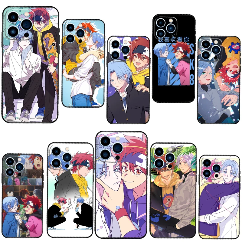 Sk8 Nekonečno Anime Pouzdro Pro iPhone 13 Pro Max 12 Mini 11 14 15 XS MAX XR 7 8 Plus SE Silikonový Kryt Telefonu