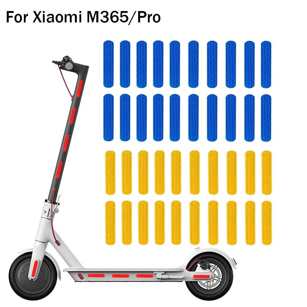 Skútr Reflexní Nálepky Pro Xiaomi Mijia M365/ Pro Elektrický Skútr Noc Bezpečnostní Reflexní Refit Samolepky Skateboard