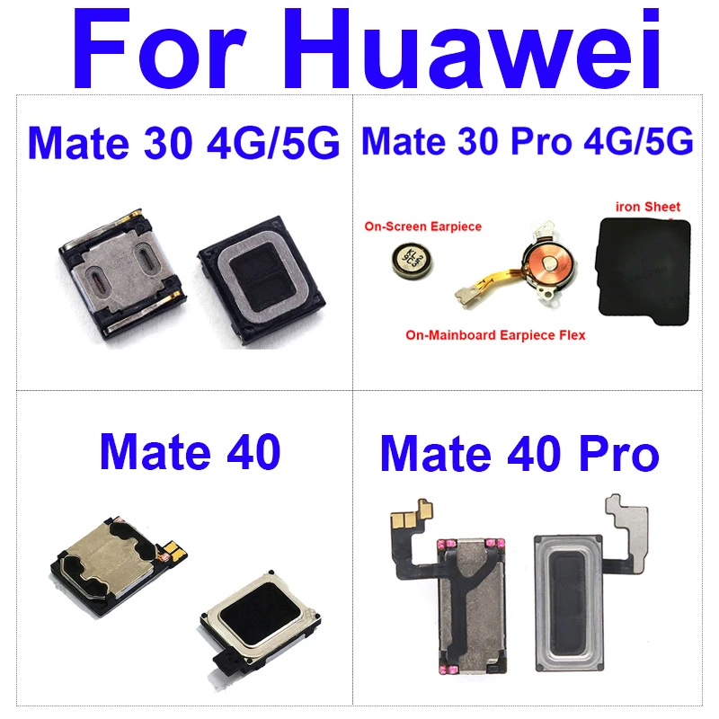 Sluchátko Reproduktor Pro Huawei Mate 30 40 Pro 4G 5G Mate 30 5G Sluchátko Přední Reproduktor Sluchátka na Desce Magnet Flex Kabel Dílů