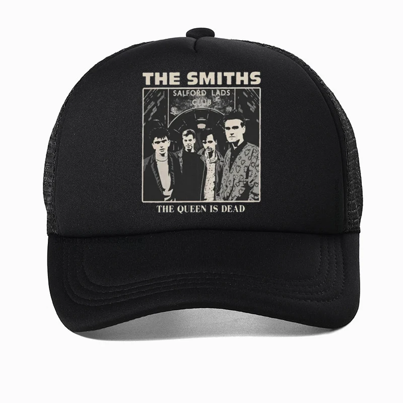 Smiths Unisex Styl Baseball Cap Britské rockové kapely The smiths klobouk Venkovní Letní Mesh Prodyšný Snapback Čepice Casquette