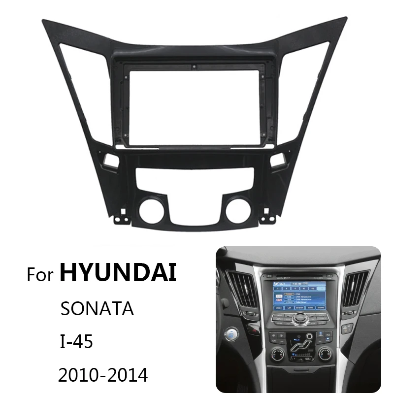 Upgrade Vaše Auto Stereo S 9 palcový Auto Rádio Rám Kit Dash Panel Fascia Pro HYUNDAI SONATA 2010 2011 2012 2013 2014
