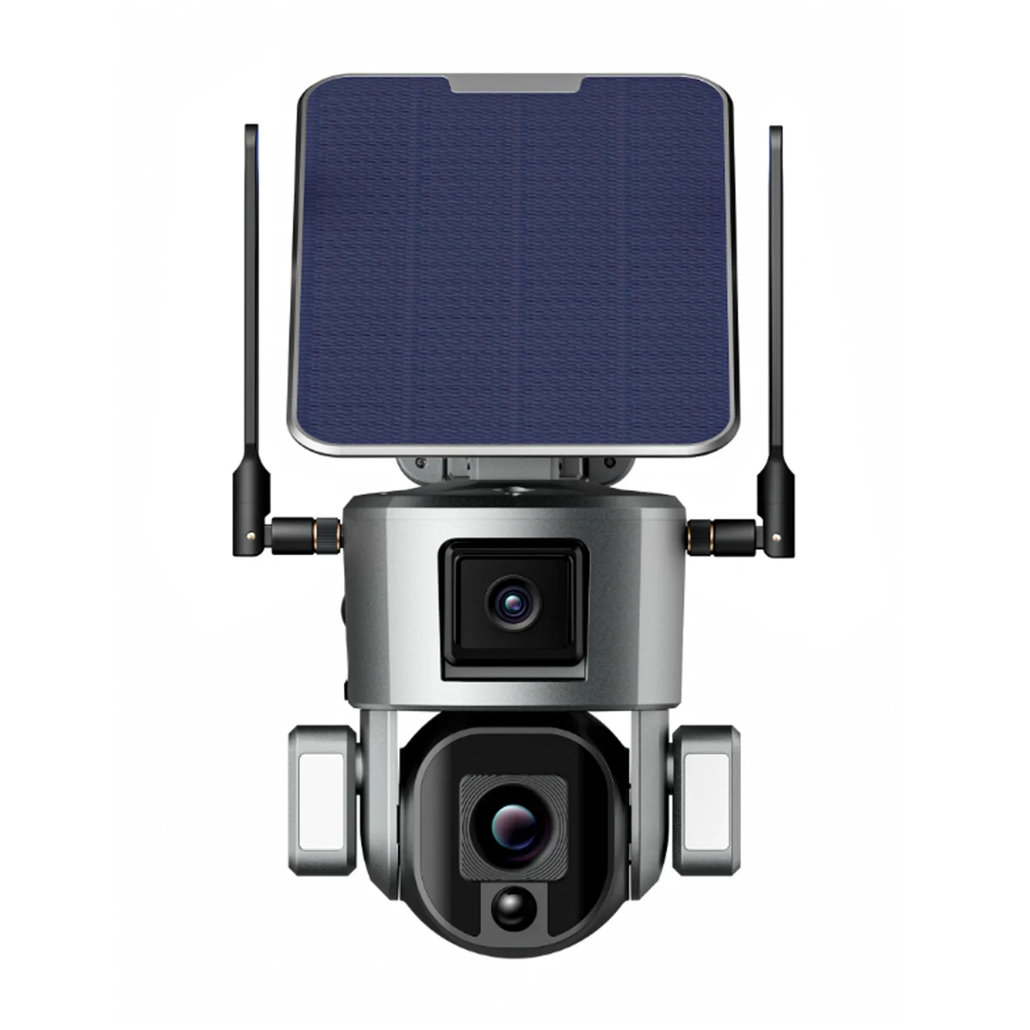 Vesafe 10X Dual Lens 4K Solární Wifi 4G Lidských Sledování Pohybu Kamery AI kamera PTZ Objektiv 6mm Solární fotoaparát