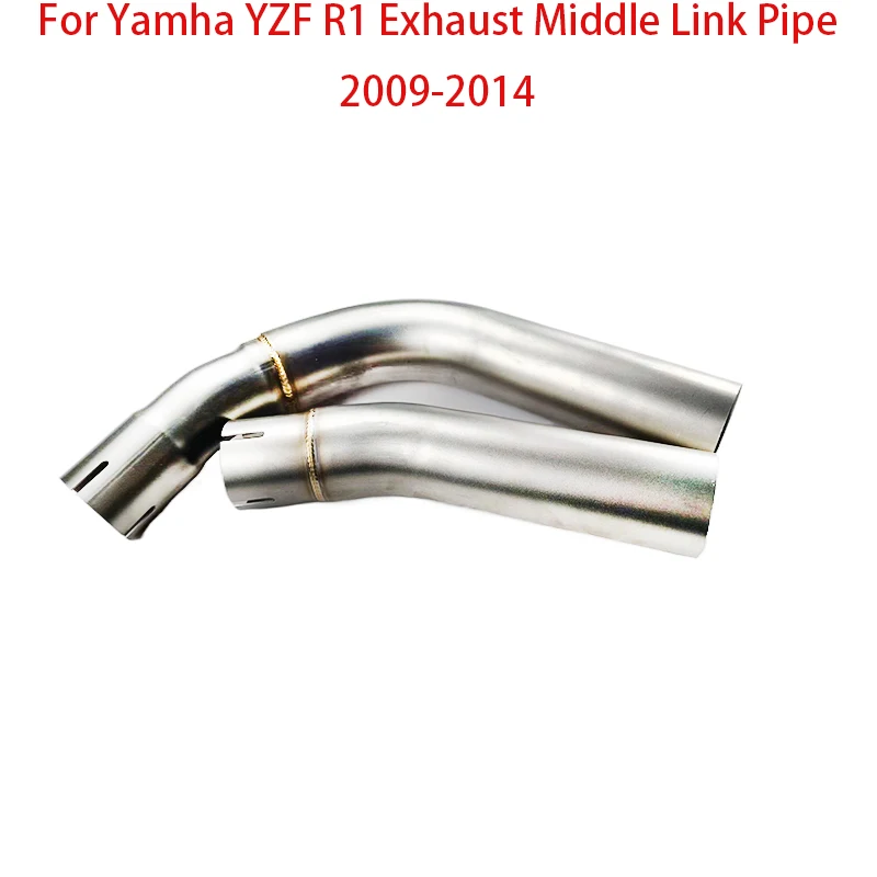 Vhodné Pro YAMAHA YZF-R1 YZFR1 YZF R1 R1 2009-2014 Motocykl Kompletní Systémy Tlumič Výfuku Odkaz Trubka Upravená Trubka Střední Spojení Potrubí