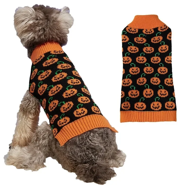 Vánoční Svetr pro Malé Psy, Halloween Kostým, Vtipné Oblečení pro Malé Psy, Teplé Oblečení pro psy, chovatelské Potřeby, XS-S Velikost